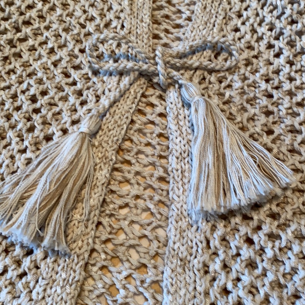 NWT J. Jill Crochet Hooded Sweater J Jill - Picture 4 of 11